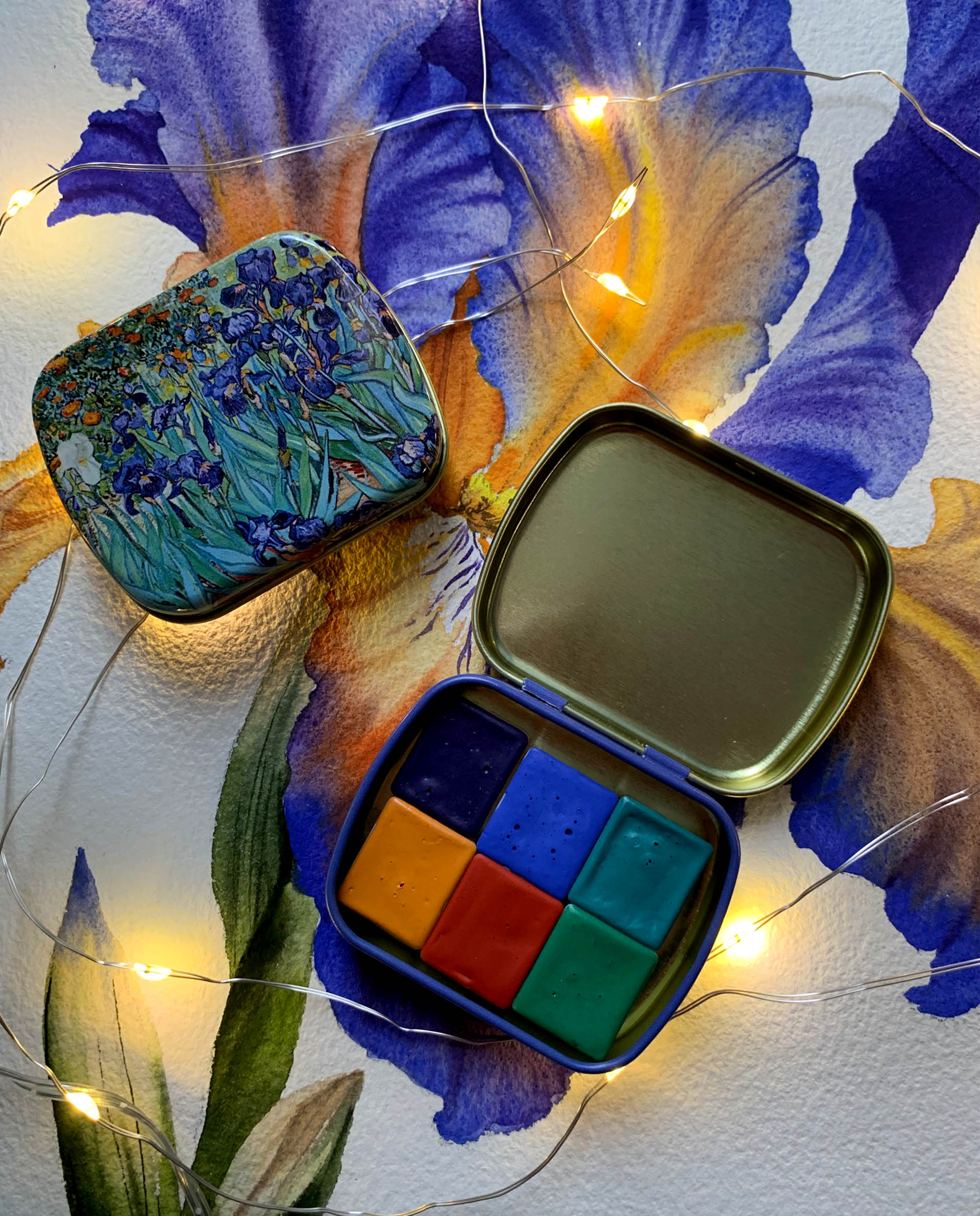 Io's Shiny akvarellfesték - Limited Art paletta - Van Gogh Íriszek